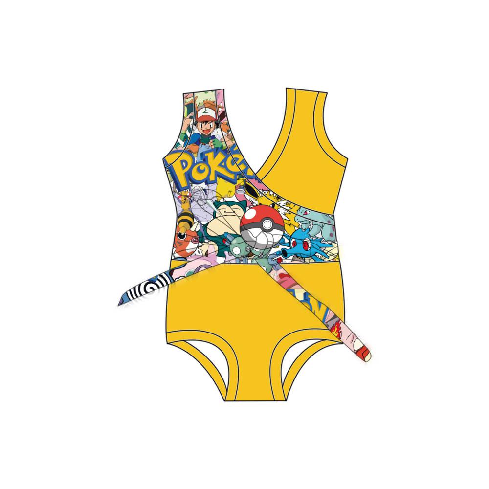 Gotta Catch them all - One Piece Twist Bathing Suit PRE-ORDER-Bathing suits-Elie’s Bows