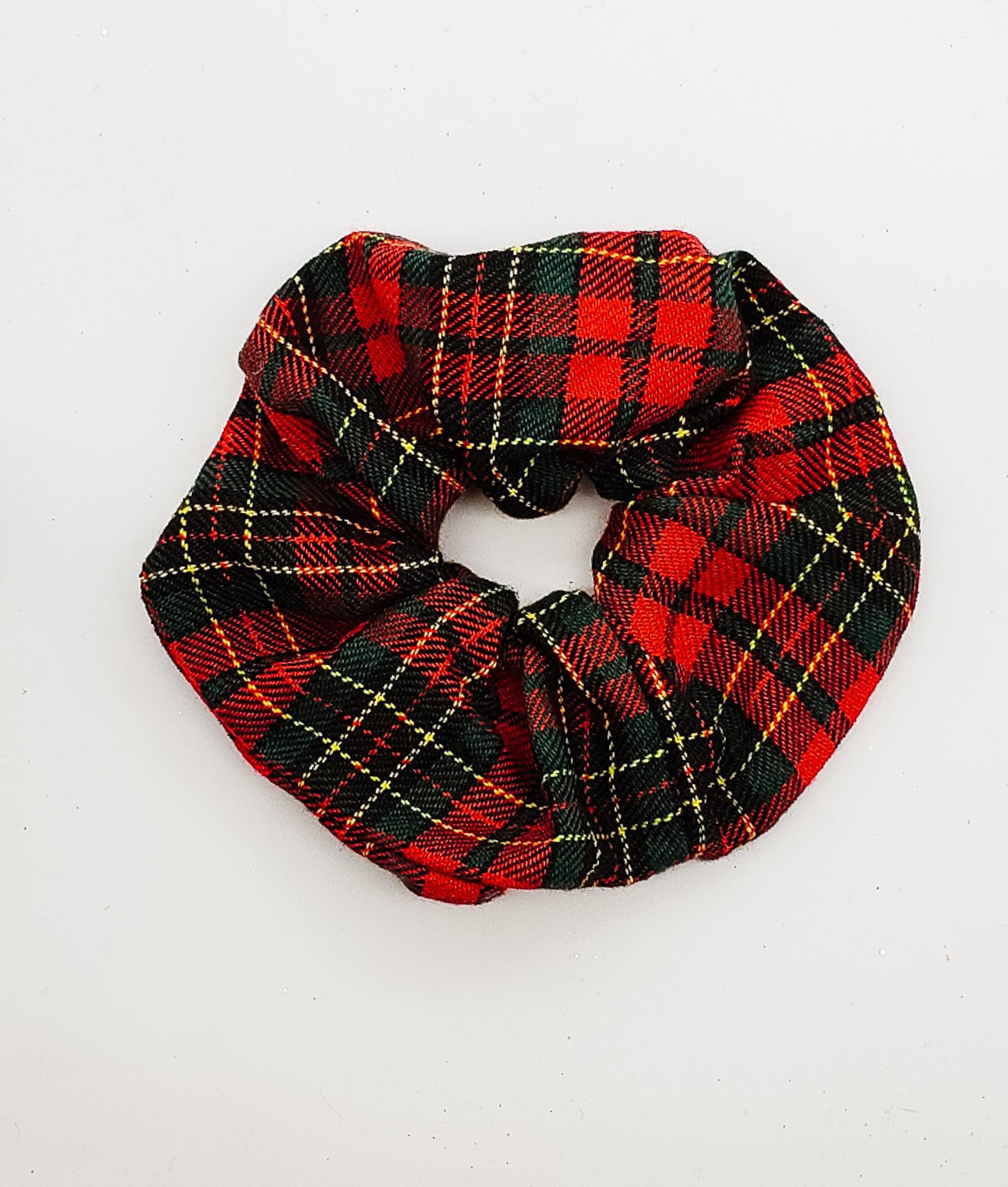 Green & Red - Scrunchie-Scrunchie-Elie’s Bows