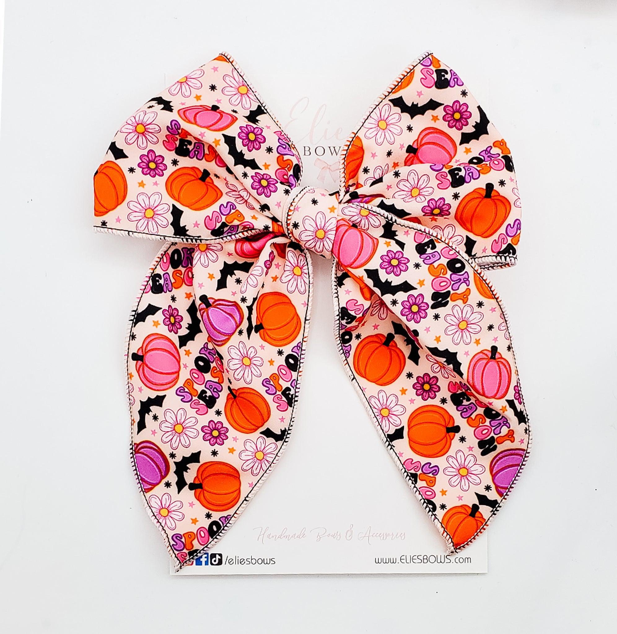 Halloween Fright - Charlotte Bow - 5.5"-Charlotte-Elie’s Bows