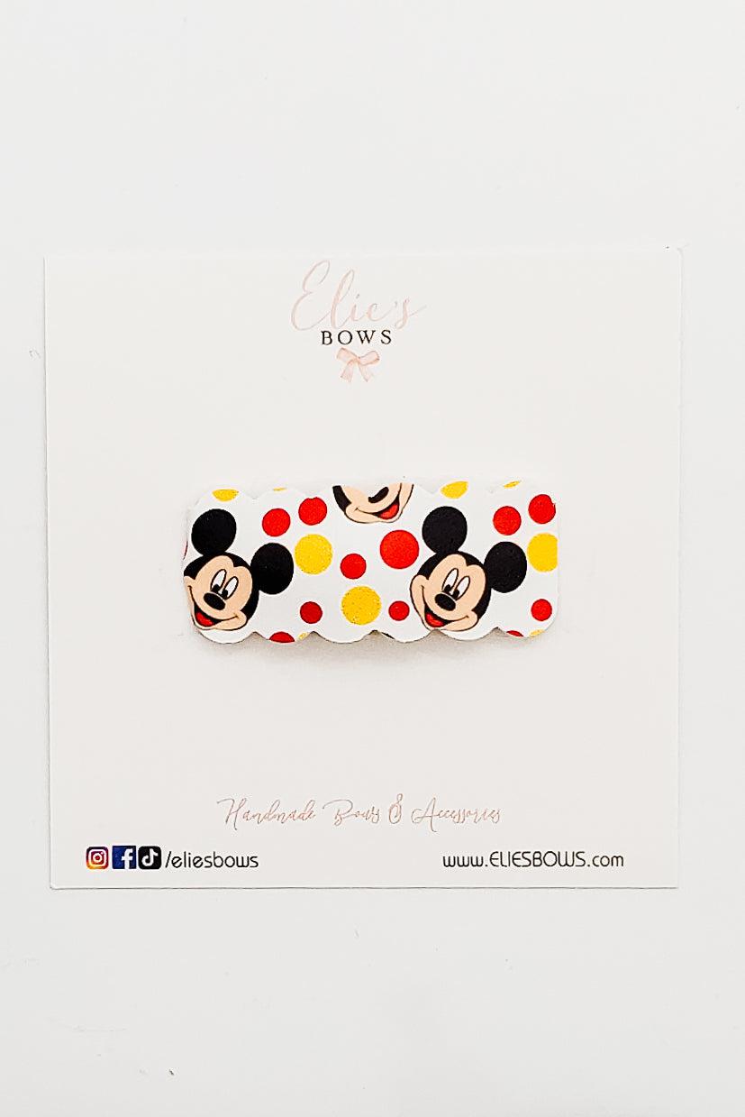 Happy Mouse - Snap Clips - 2"-Snap Clips-Elie’s Bows