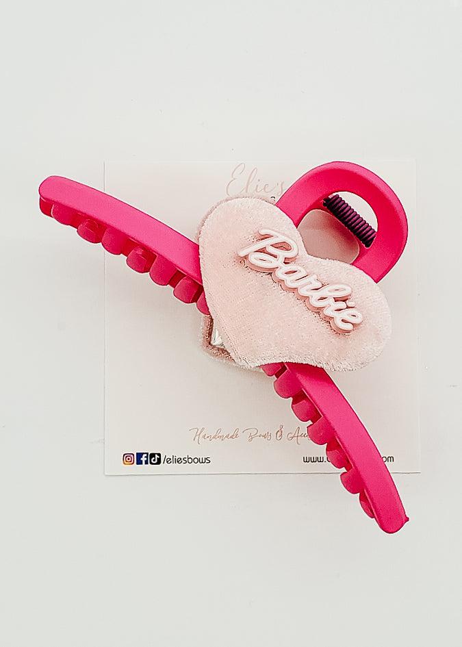 Heart Barbie - Claw Clip-Claw Clips-Elie’s Bows