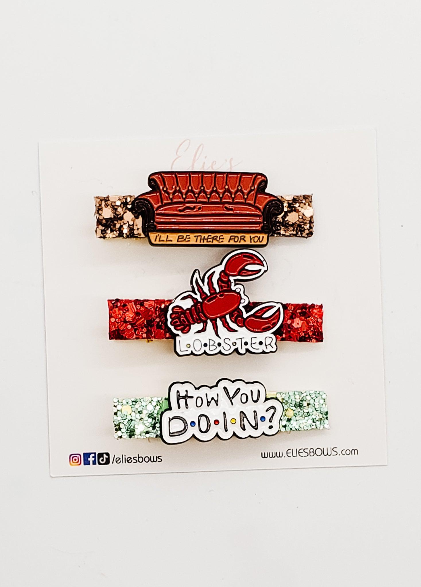 How You DOING - Bar Clips - 2.2"-Snap Clips-Elie’s Bows