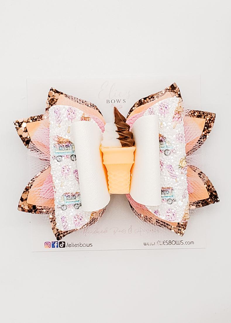 Ice Cream Truck - 4"-Bows-Elie’s Bows