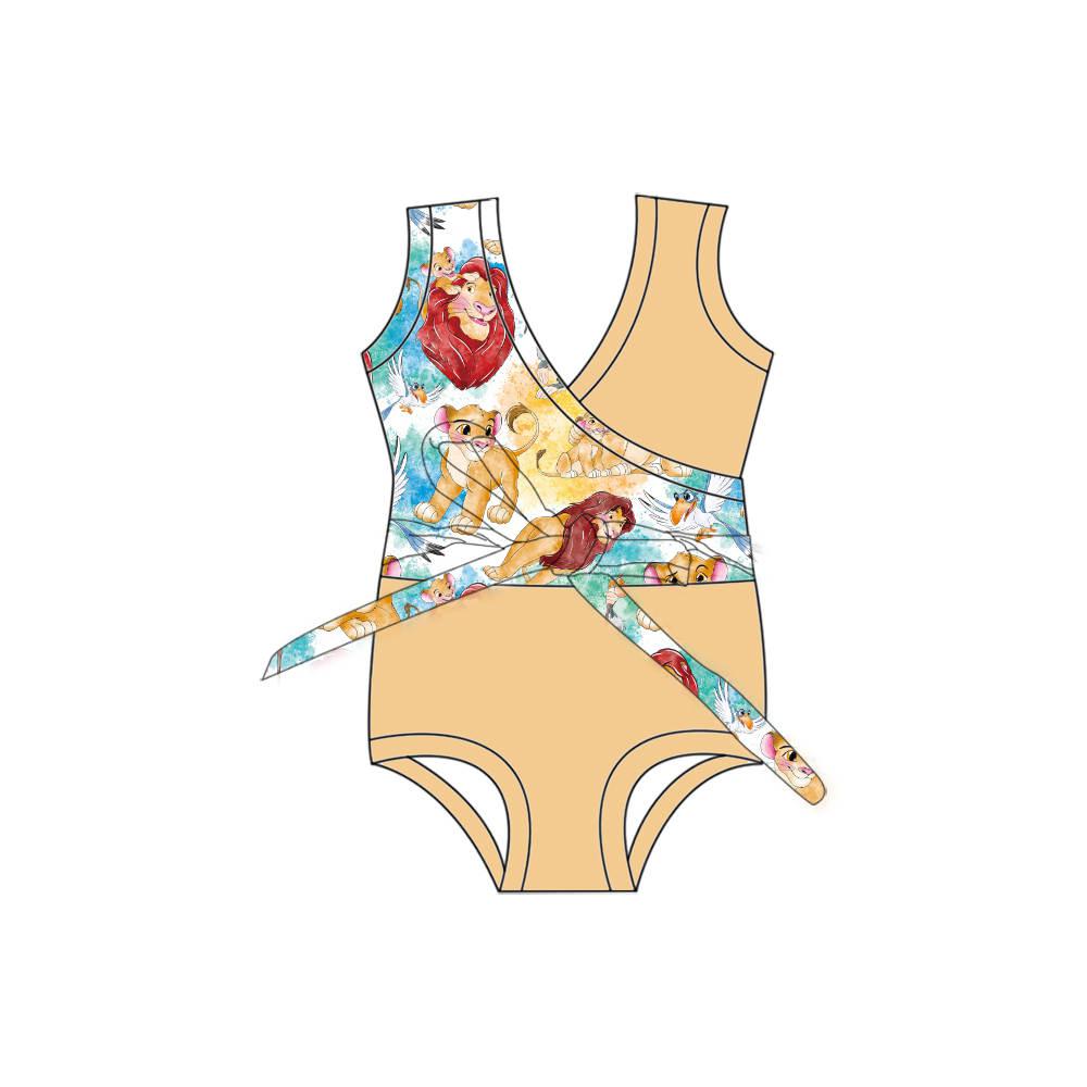 L. King - One Piece Twist Bathing Suit PRE-ORDER-Bathing suits-Elie’s Bows