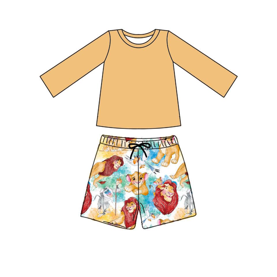 L. King - Two Piece Boys Swim Suit PRE-ORDER-Bathing suits-Elie’s Bows