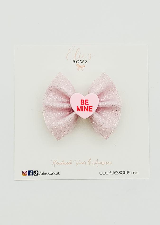 Light Pink - Be Mine - Pixie Bow - 2"-Bows-Elie’s Bows