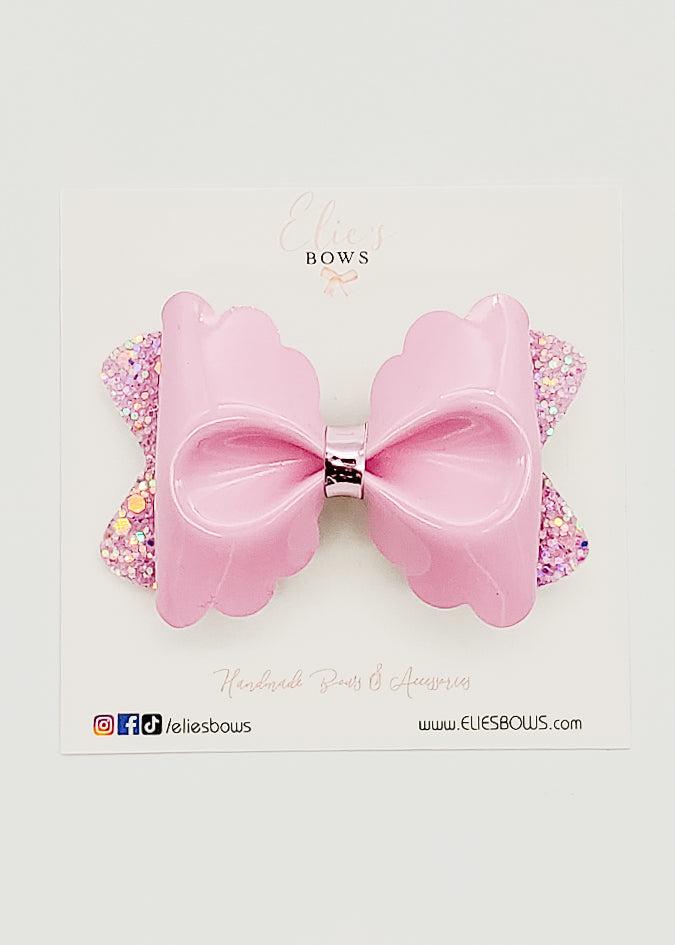 Light Pink Patent - 3"-Bows-Elie’s Bows