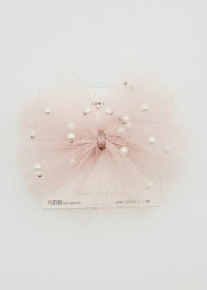 Light Pink Pearl Tulle - 5"-Bows-Elie’s Bows