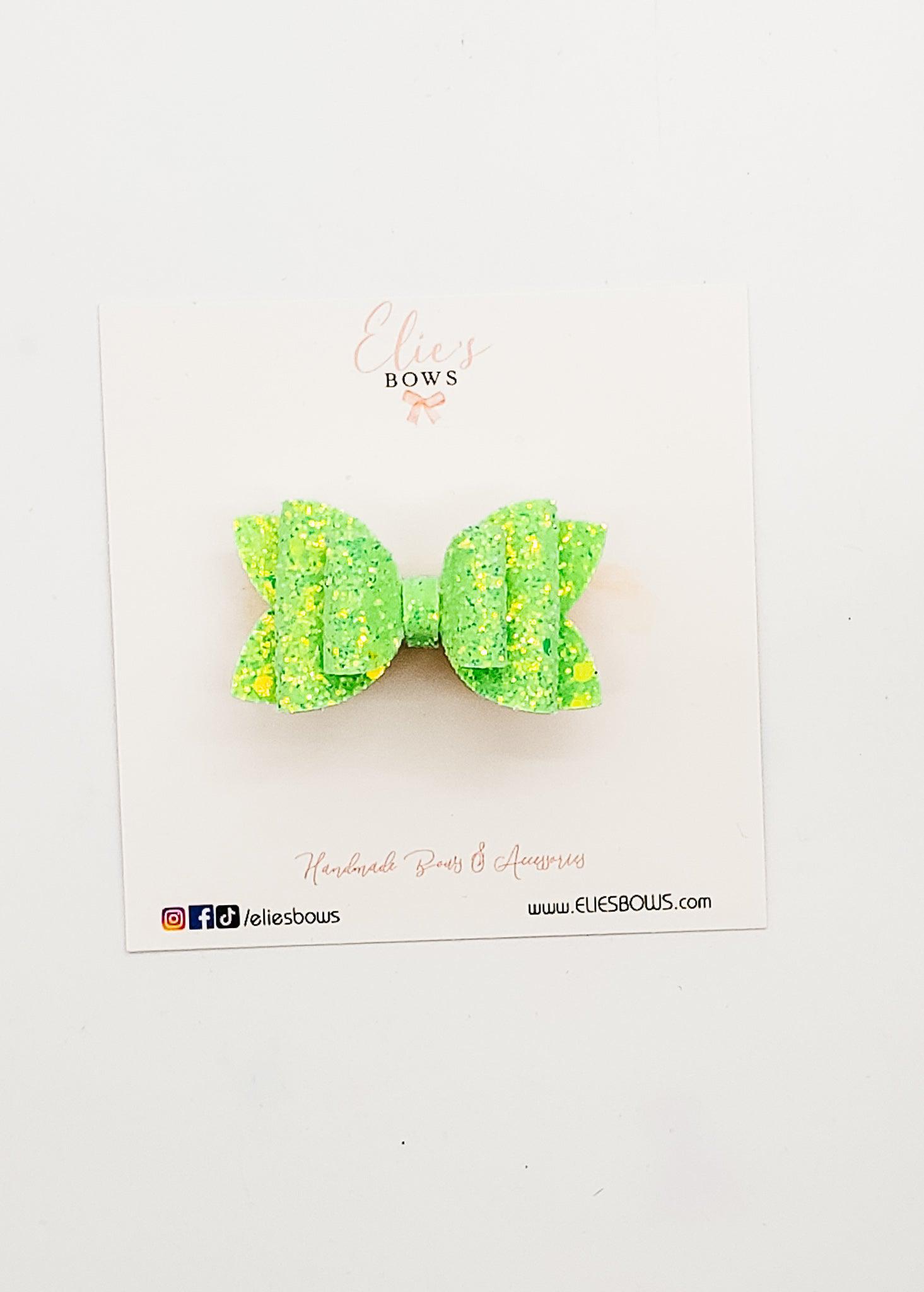 Lime (Glow in the dark) - 2"-Bows-Elie’s Bows