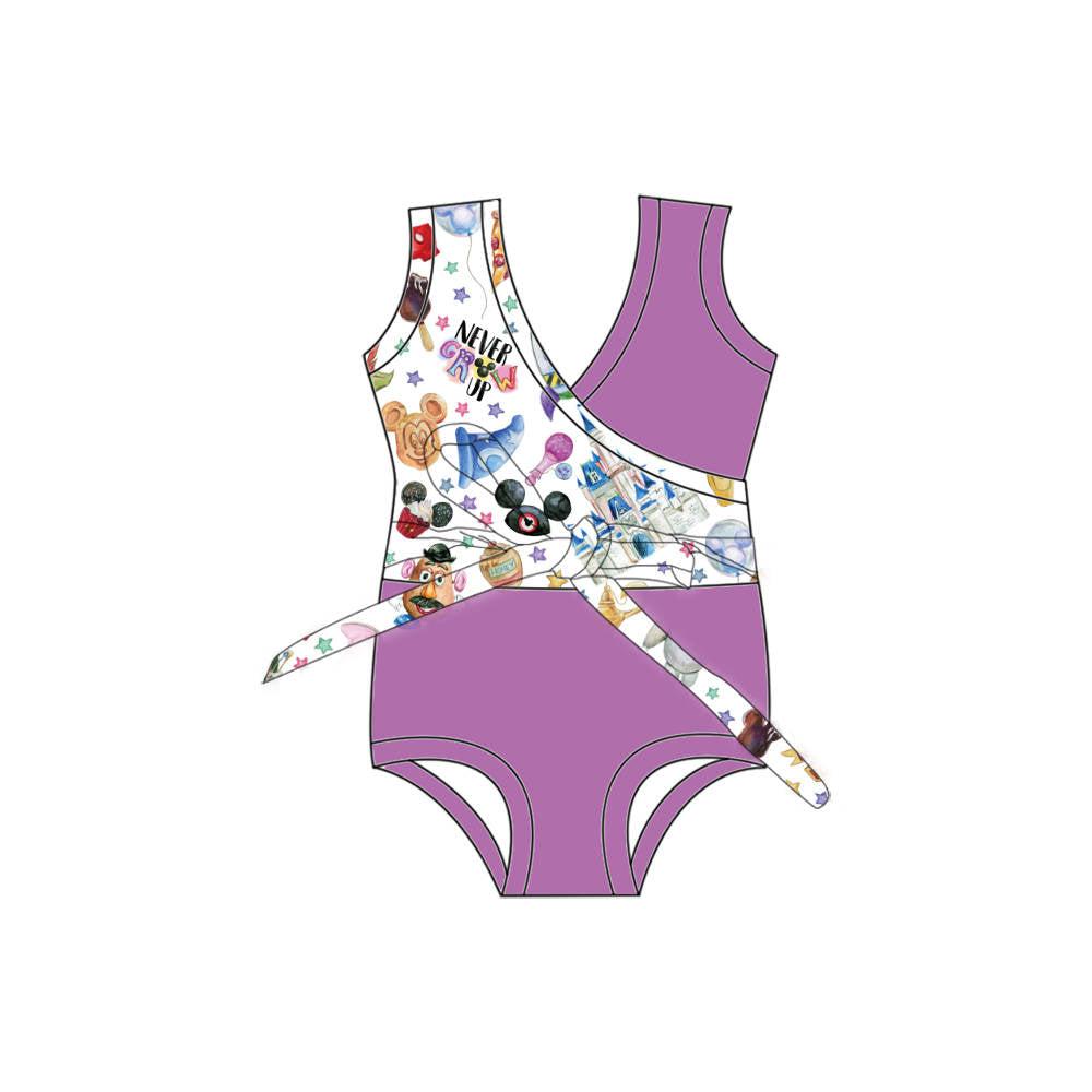 Magic Wonderland - One Piece Twist Bathing Suit PRE-ORDER-Bathing suits-Elie’s Bows