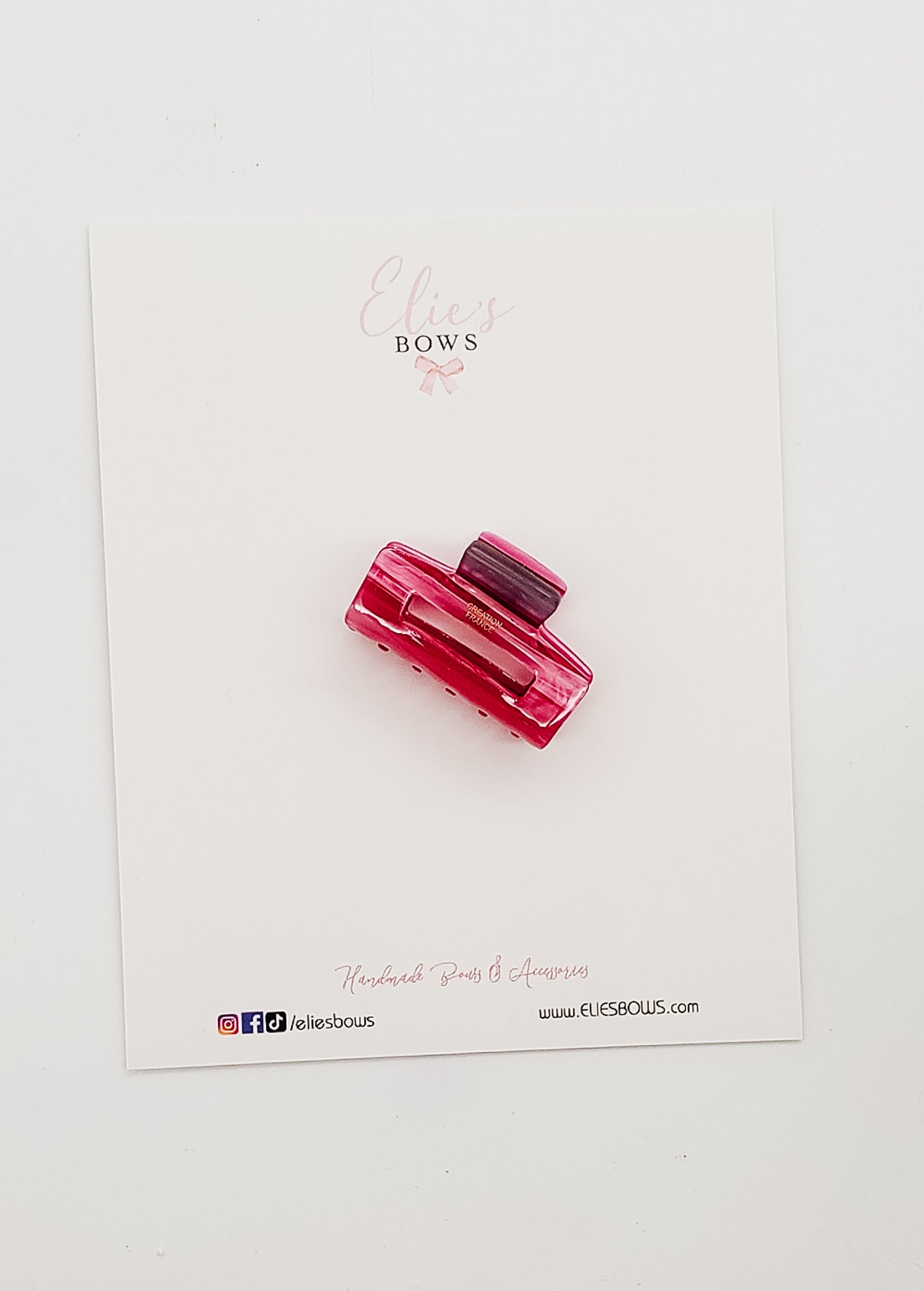 Mini Life in Plastic - Claw Clip-Claw Clips-Elie’s Bows