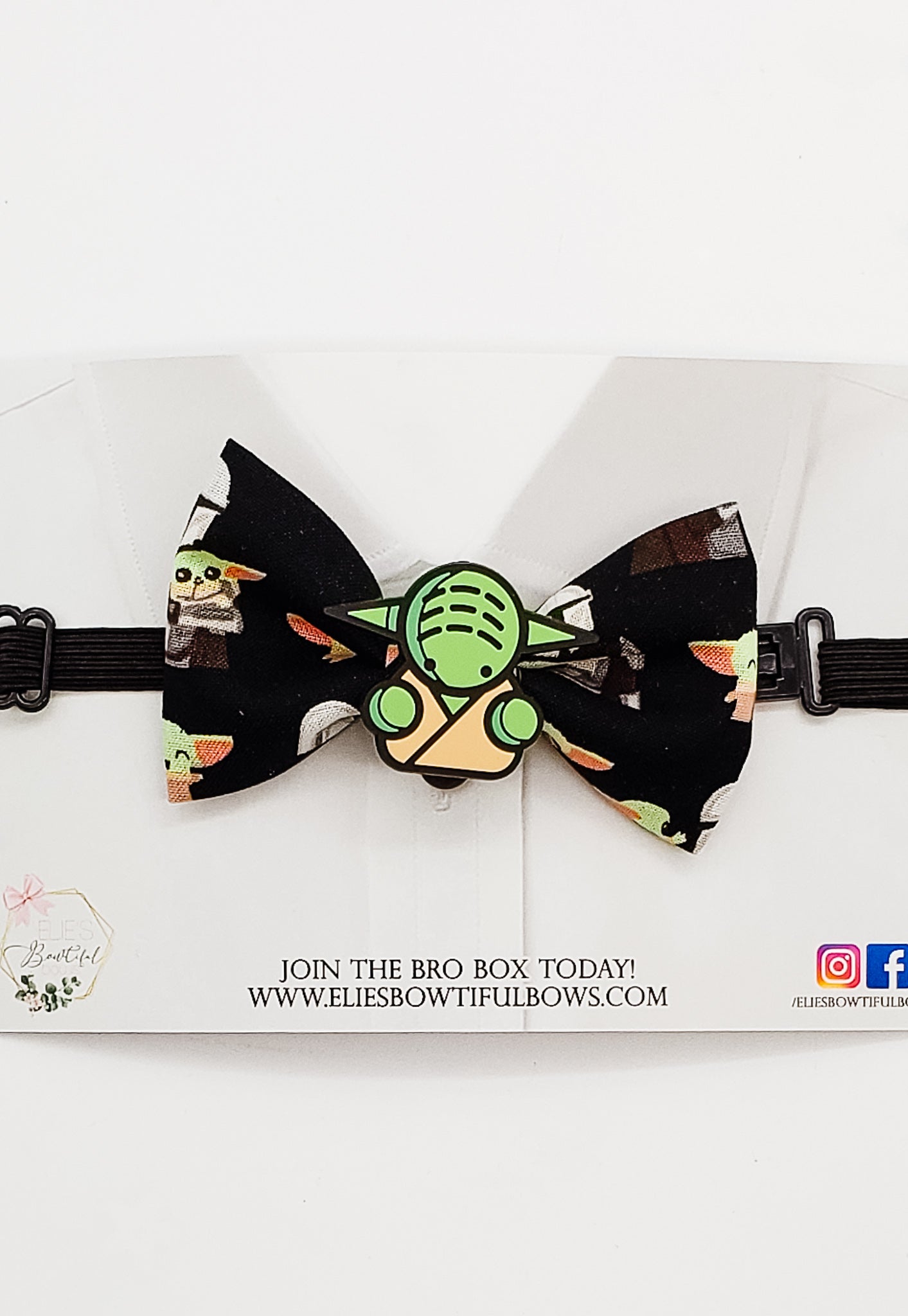 Mr. Galaxy Y. - fabric bowtie - 3.5"-Bowtie-Elie’s Bows