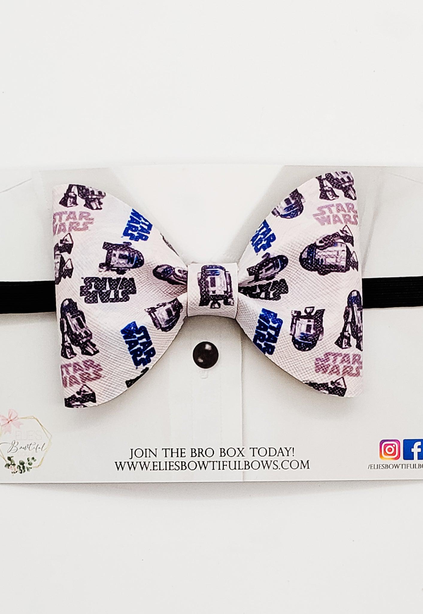 Mr. Wars - fabric bowtie - 4"-Bowtie-Elie’s Bows