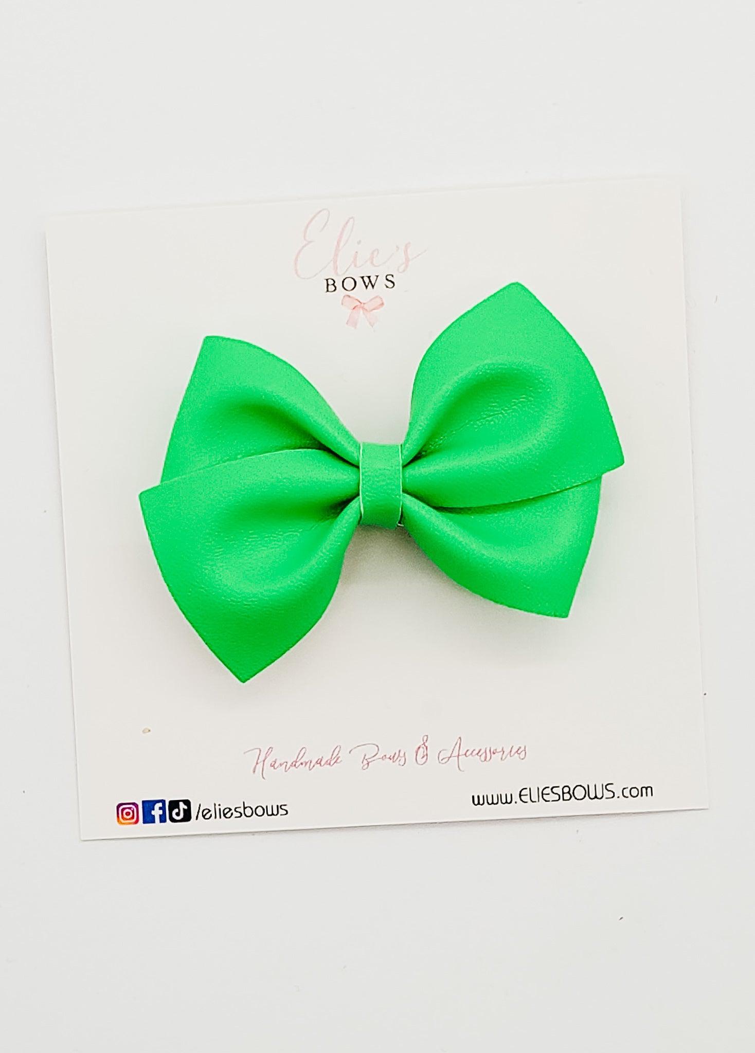 Neon Green - 2.5"-Bows-Elie’s Bows