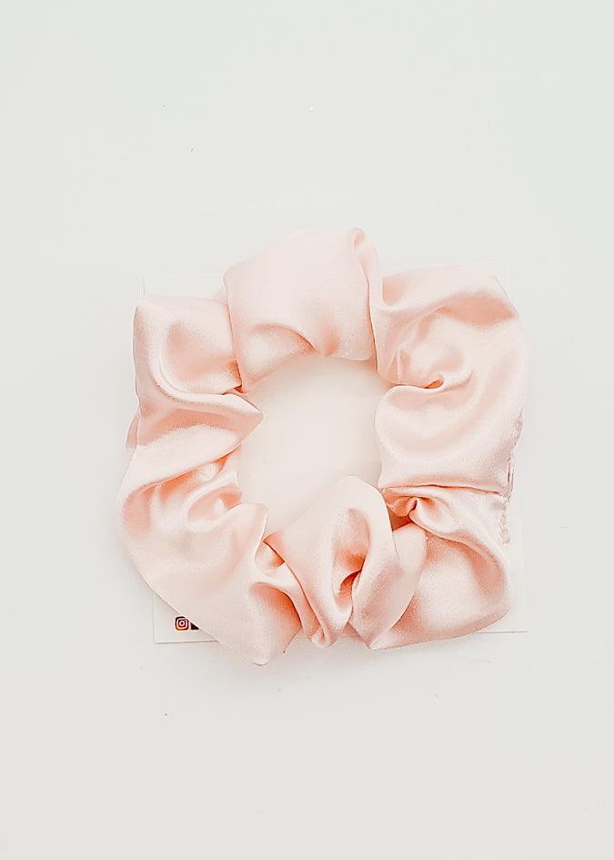 Nude Pink - Mini Scrunchie-Scrunchie-Elie’s Bows