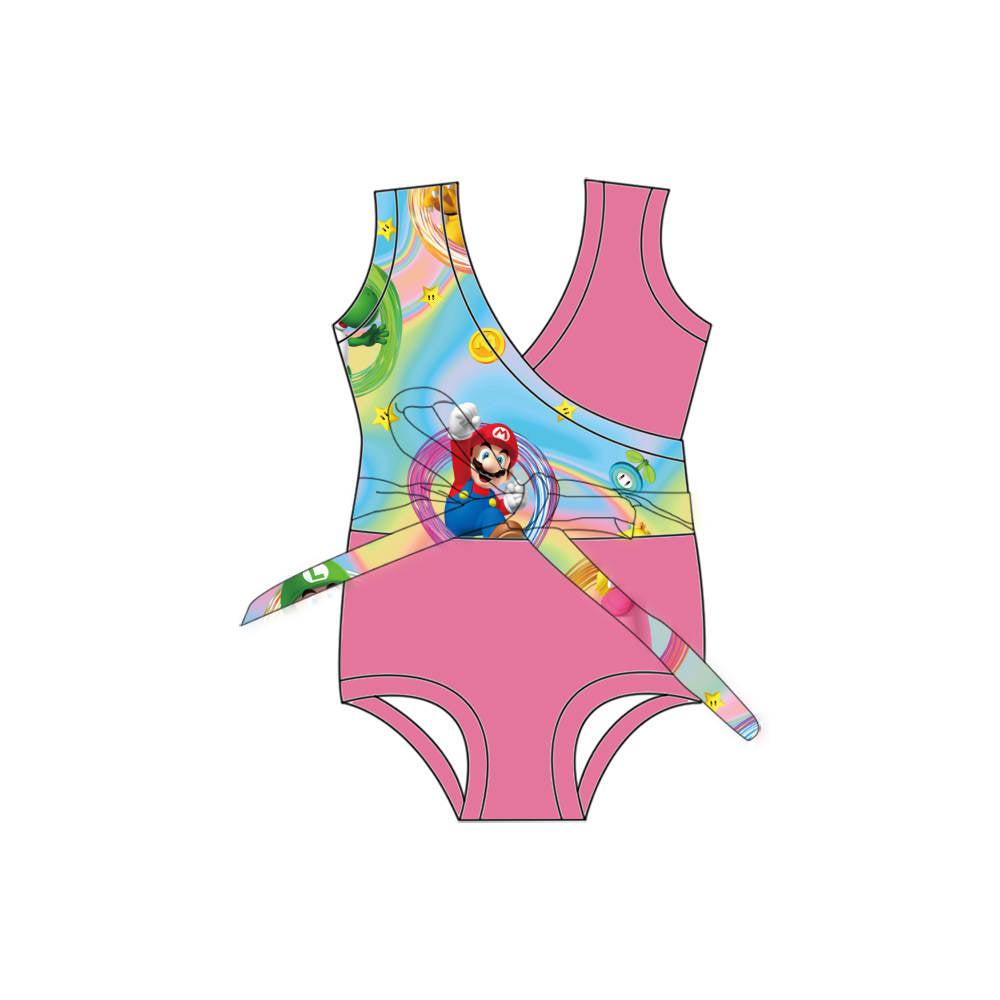 Pink M. Bros - One Piece Twist Bathing Suit PRE-ORDER-Bathing suits-Elie’s Bows