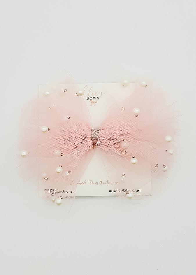 Pink Pearl Tulle - 5"-Bows-Elie’s Bows