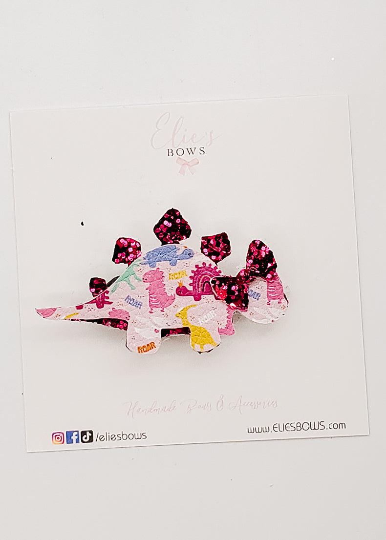 Pink Stegga - 2.5"-Bows-Elie’s Bows