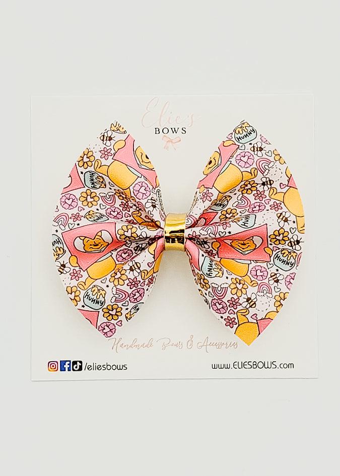 Pooh Bear - 3"-Bows-Elie’s Bows