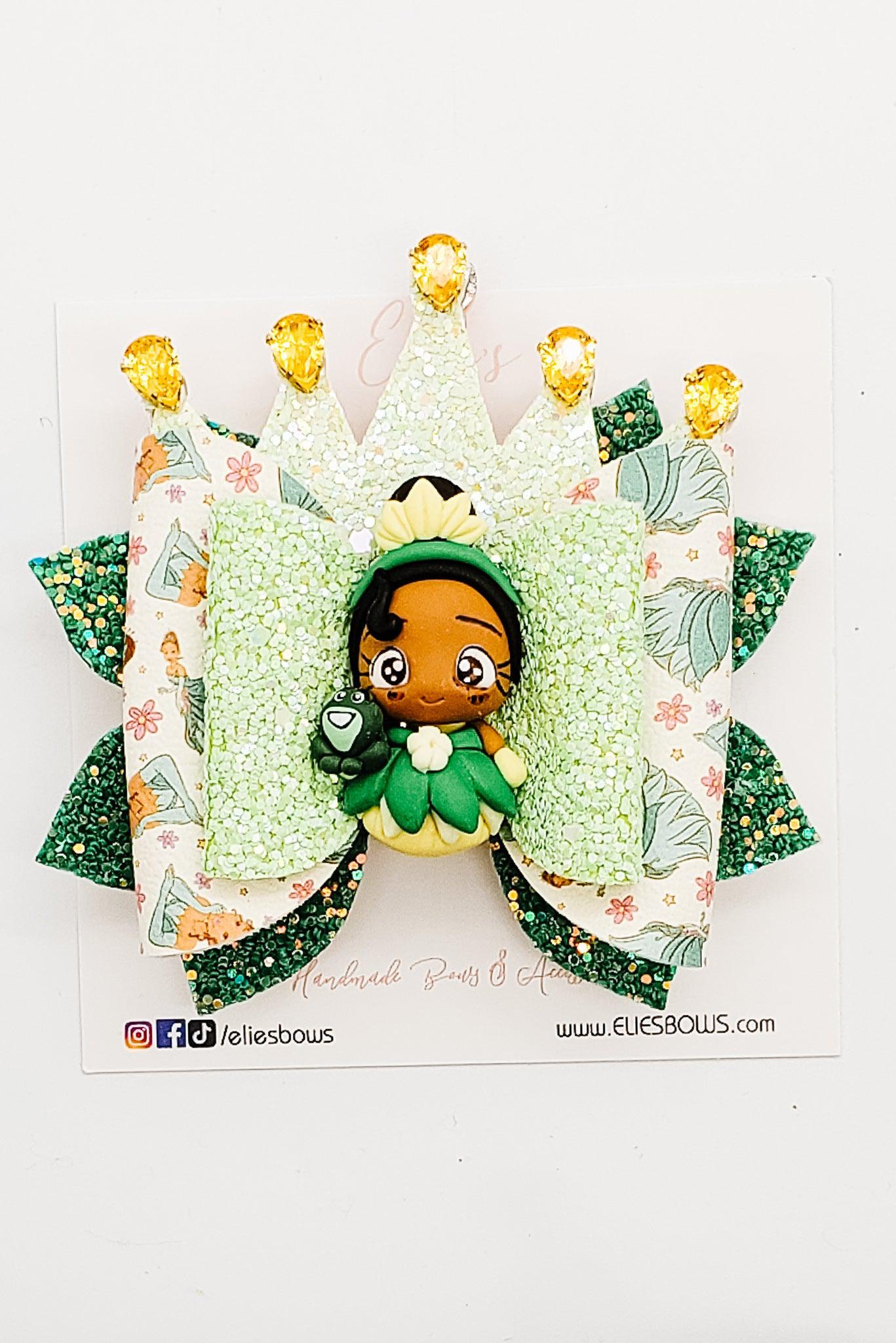 Princess Frog - 4"-Bows-Elie’s Bows