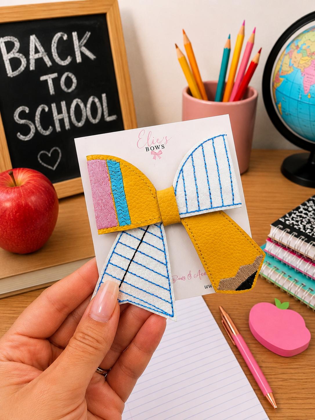 Pencil & Notebook Patch - 3.5"