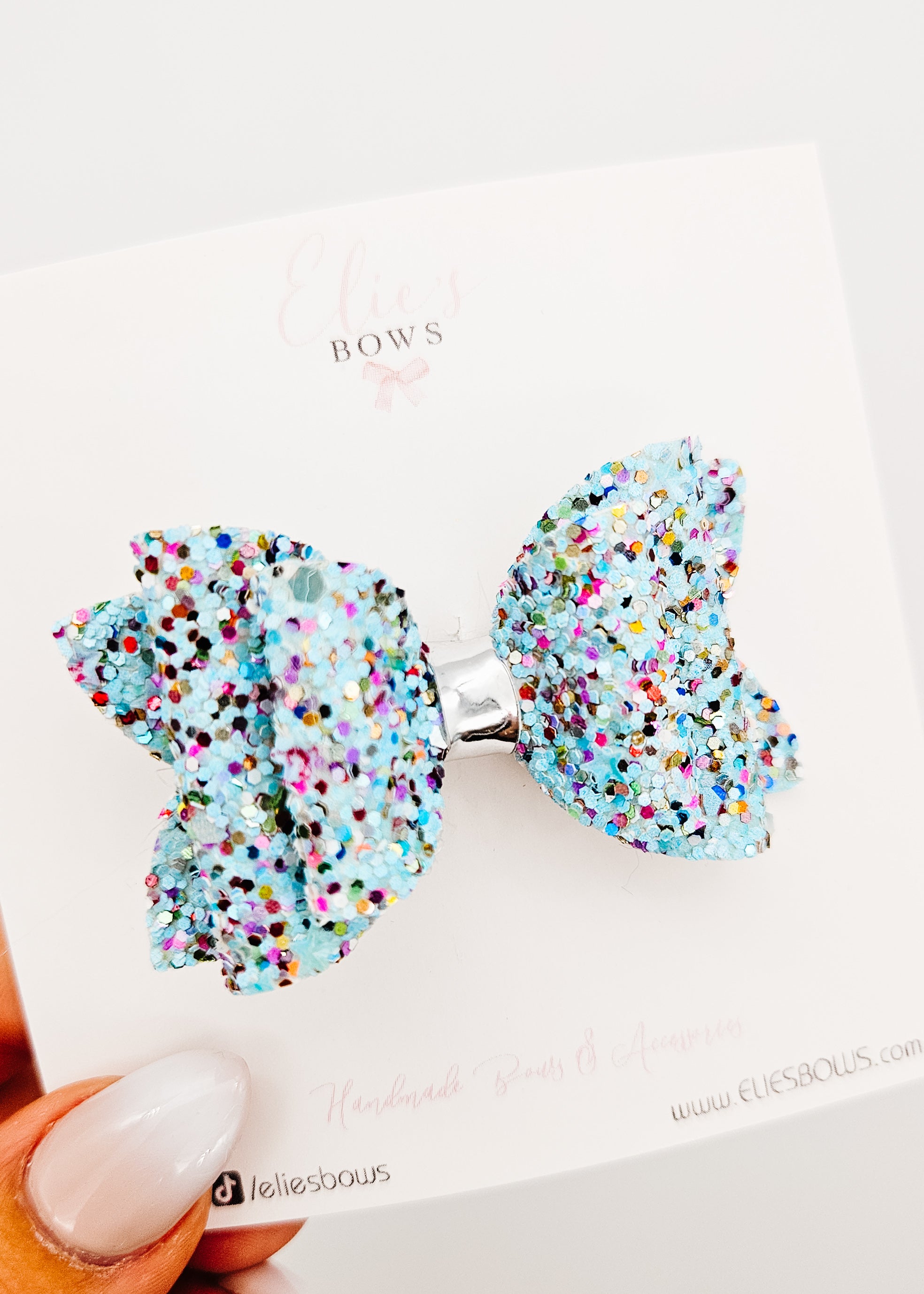 Marina Glitter - Hair Bow 2.5"