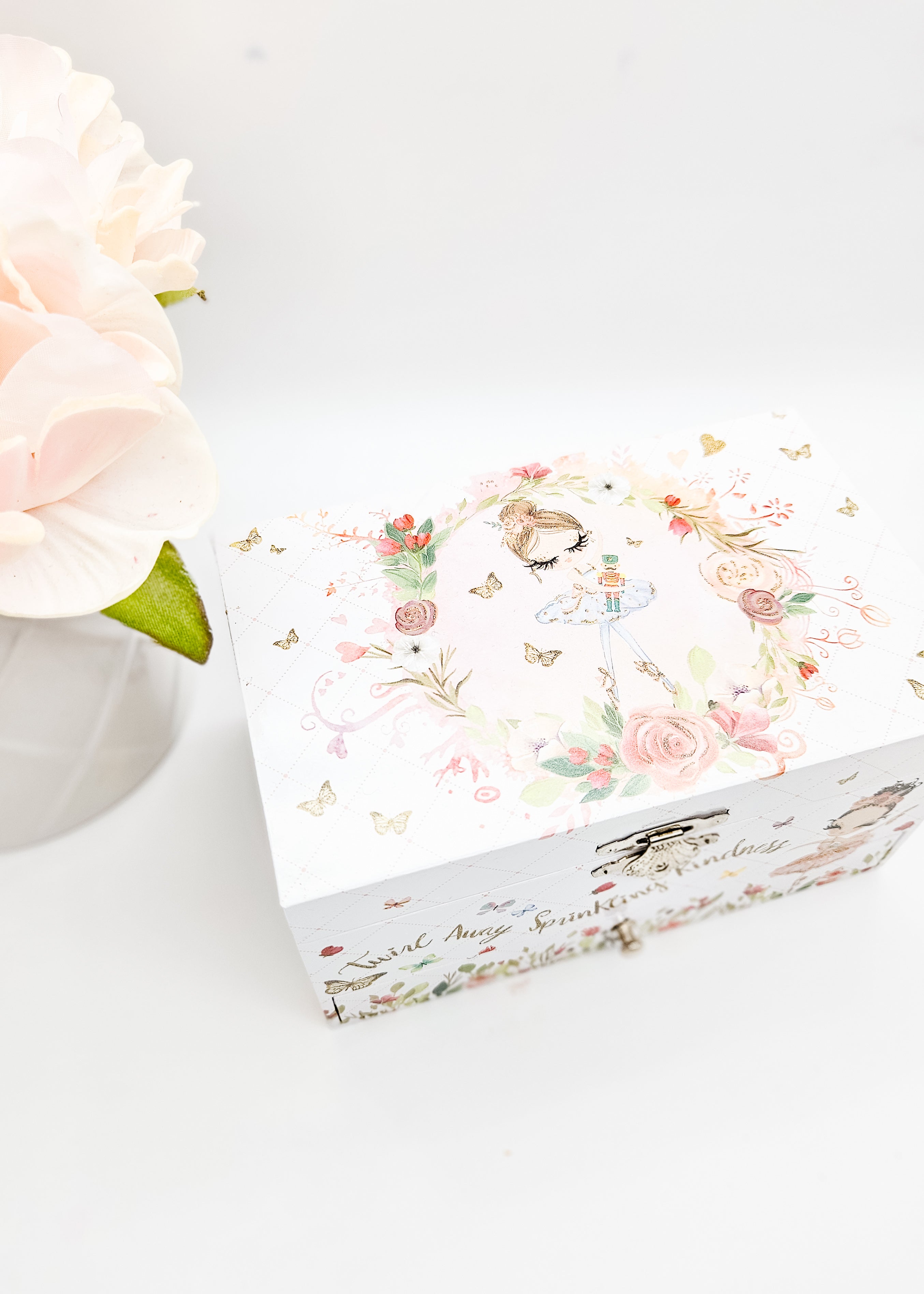 PRE-ORDER Nutcracker Jewelry Box - with free snap clip set