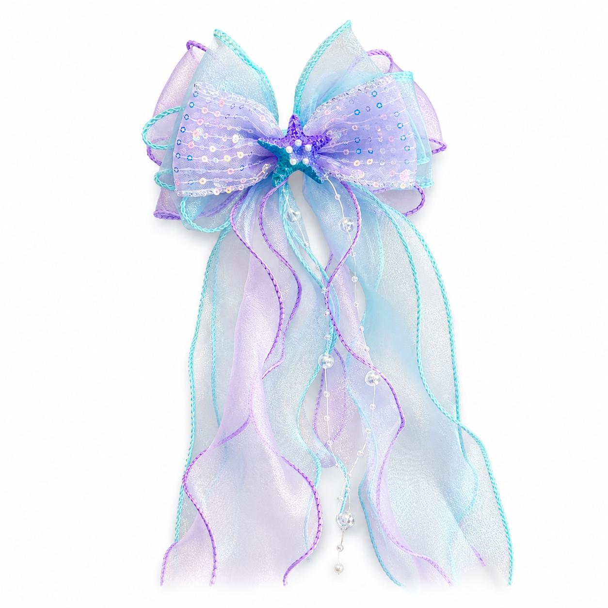 Beachy Waves - Hair Bow 5"