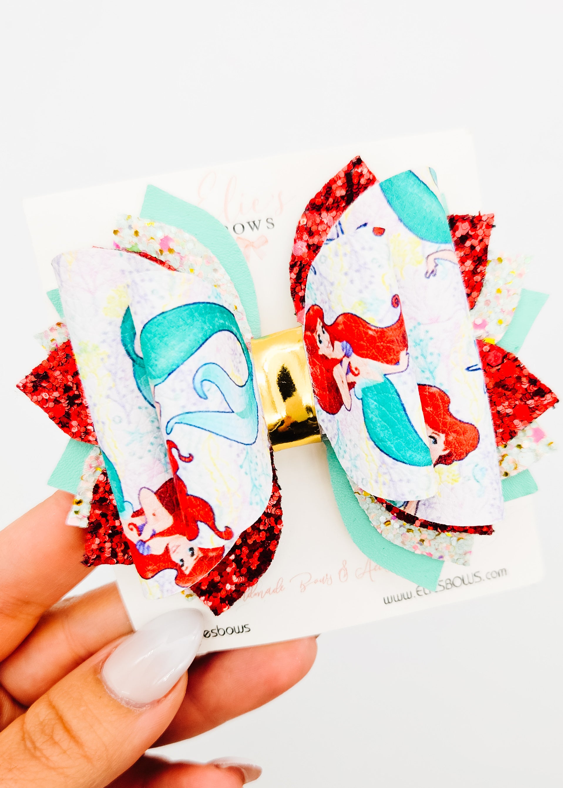 Ariel - Hair Bow 3.5"