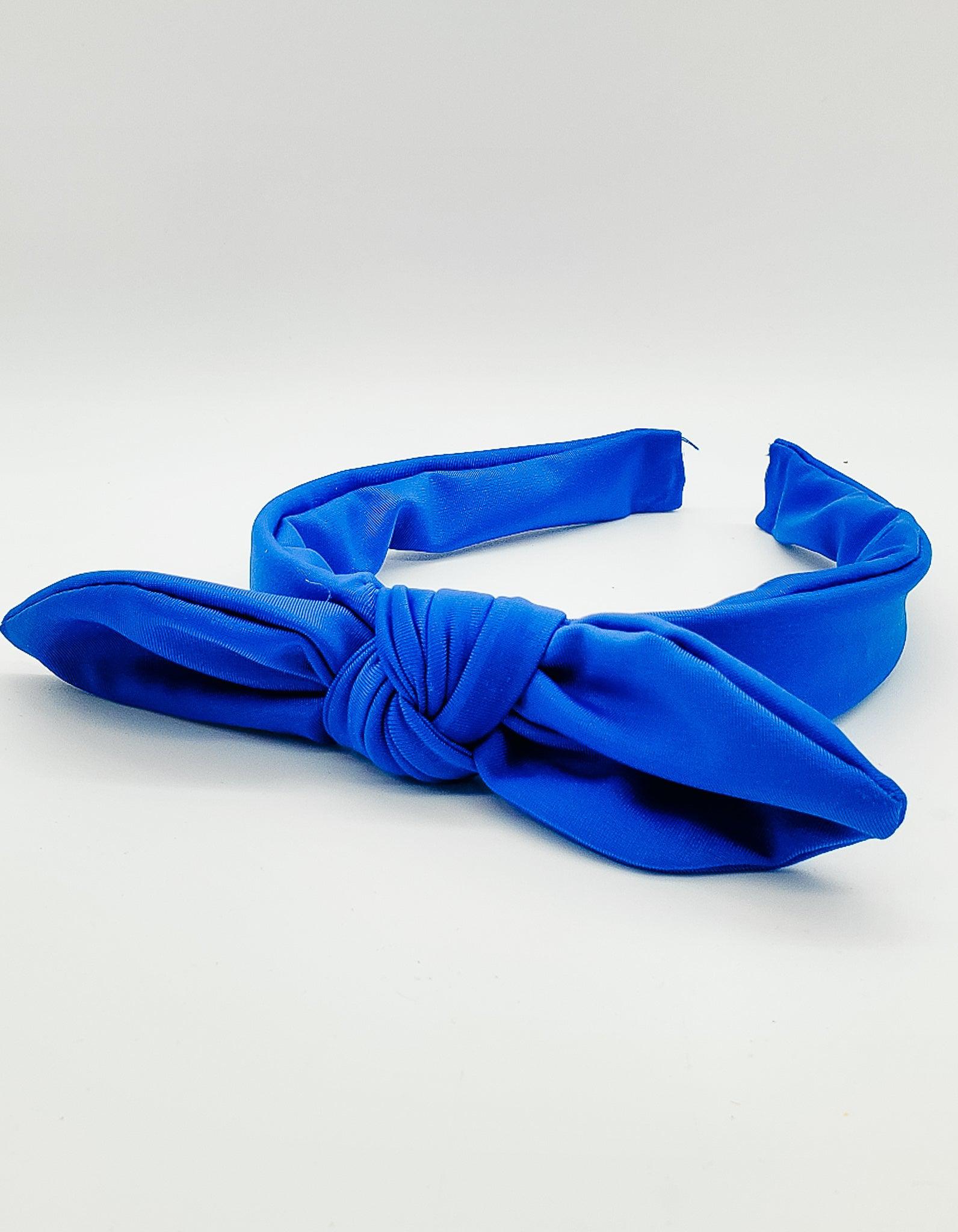 Royal Blue Waterproof - Hard Headband-Headband-Elie’s Bows