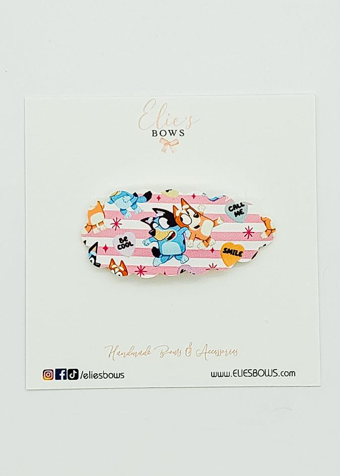 Sisters Forever - Snap Clip - 2.5"-Snap Clips-Elie’s Bows