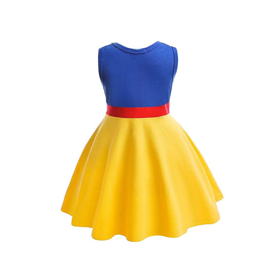 Snow White - Cotton Dress-Dresses-Elie’s Bows