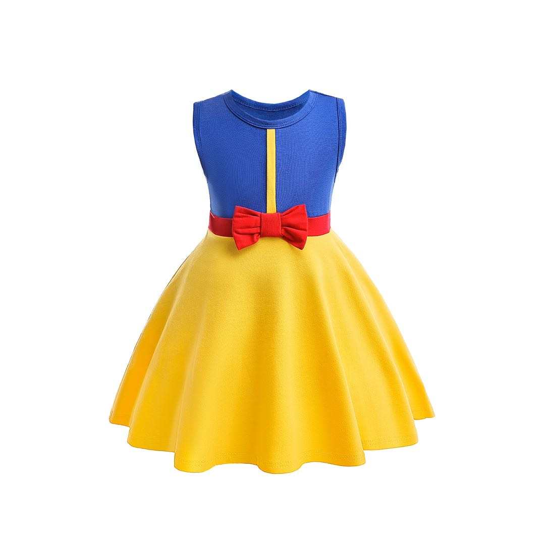 Snow White - Cotton Dress-Dresses-Elie’s Bows
