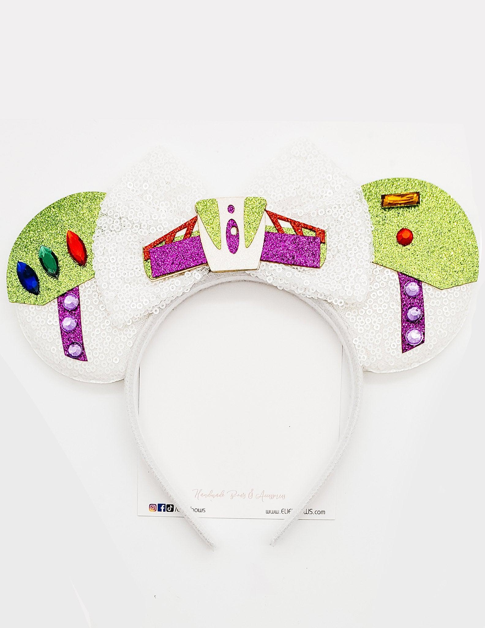 Space Ranger - Ears Headband-Headband-Elie’s Bows