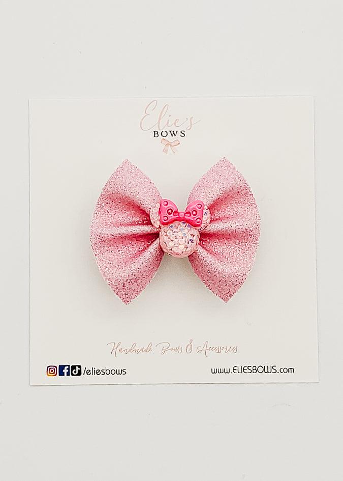 Sparkly Girl - Pixie Bow - 2"-Bows-Elie’s Bows