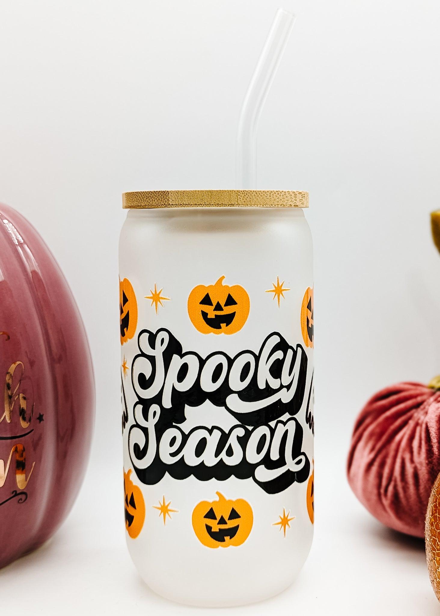 Spooky Season Tumbler - FROSTED-Tumbler-Elie’s Bows