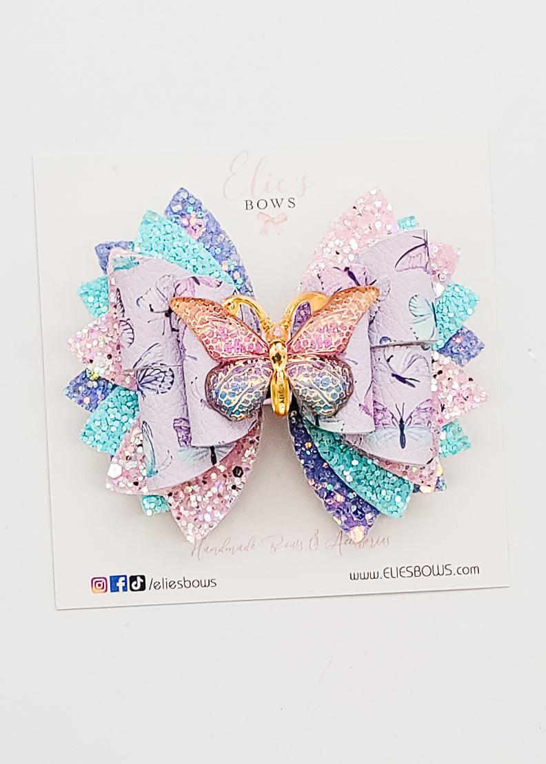 Spring Butterfly - 3.2"-Bows-Elie’s Bows