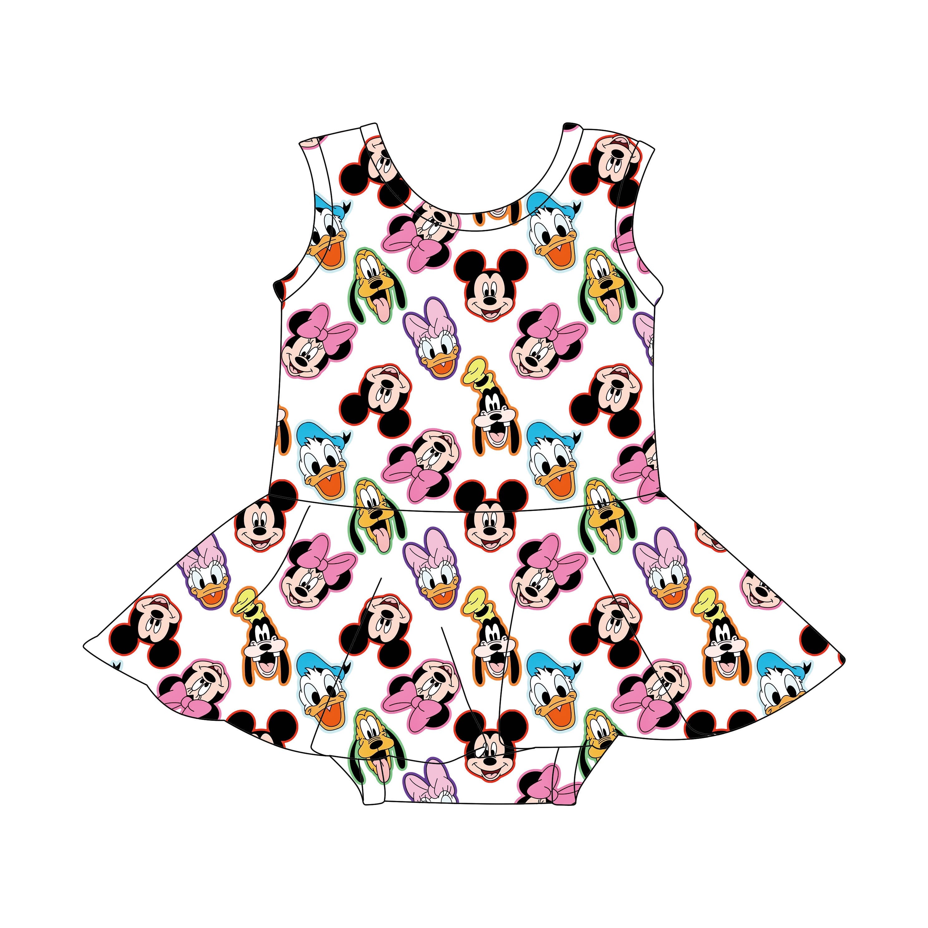 Summer Family - One Piece Skirt Bathing Suit PRE-ORDER-Bathing suits-Elie’s Bows