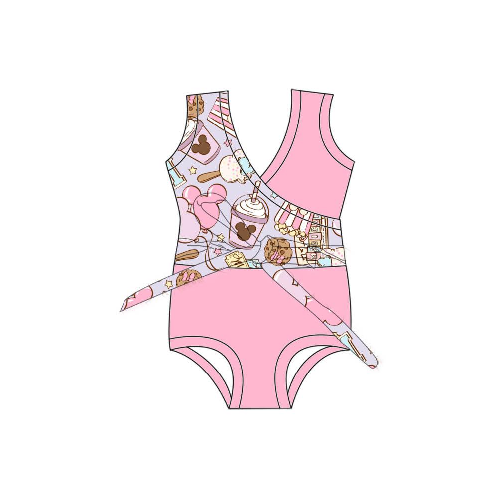 Summer Treats - One Piece Twist Bathing Suit PRE-ORDER-Bathing suits-Elie’s Bows