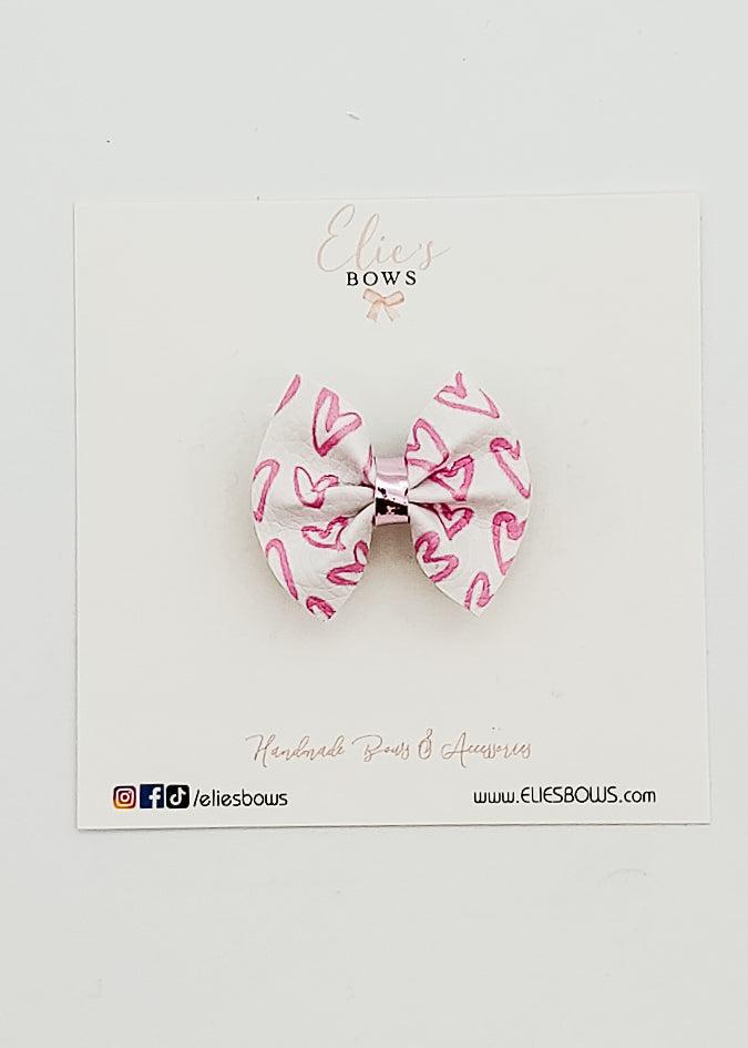 Sweet Valentine - Mini Bow - 1.57"-Bows-Elie’s Bows
