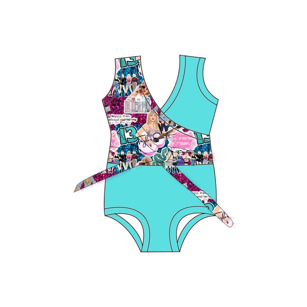 Swiftie - One Piece Twist Bathing Suit PRE-ORDER-Bathing suits-Elie’s Bows
