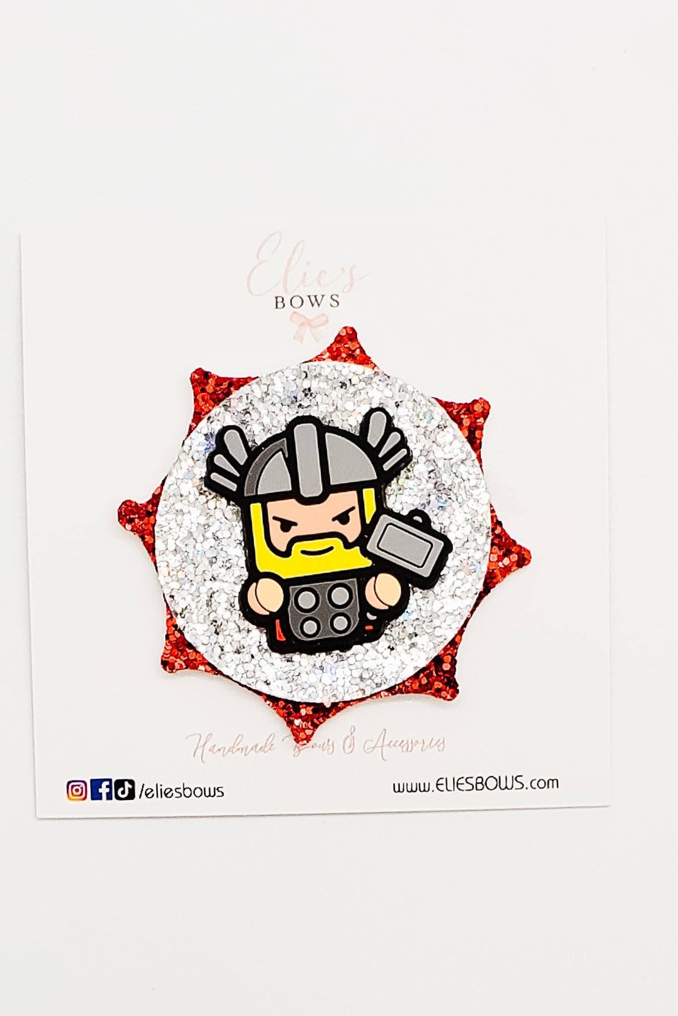 T. - Backpack Pin - 2.2"-Backpack Pin-Elie’s Bows
