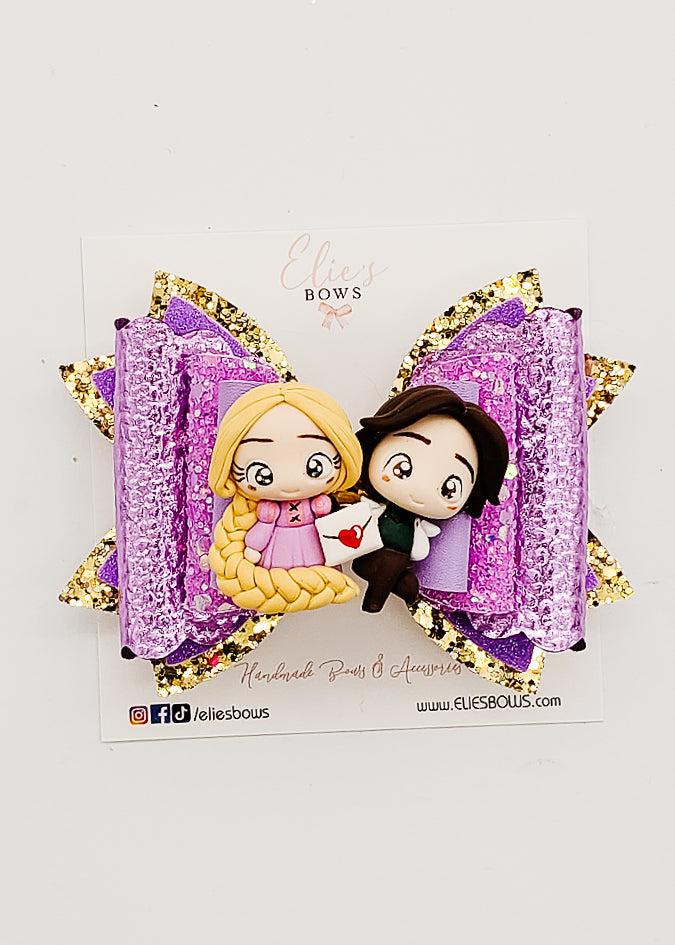 Tangled & Prince - 4"-Bows-Elie’s Bows