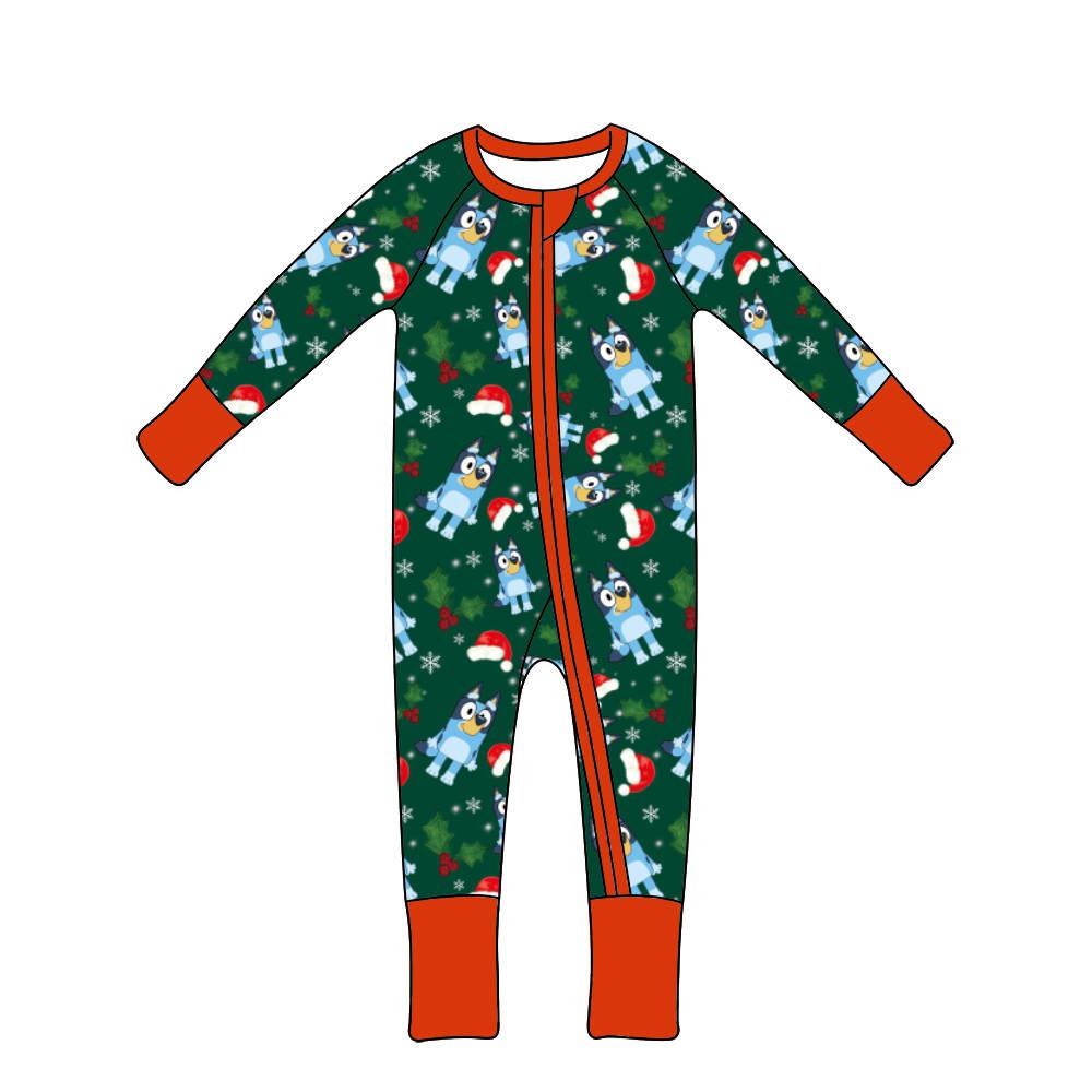 Veranda Santa - Onesie PJs-pyjamas-Elie’s Bows