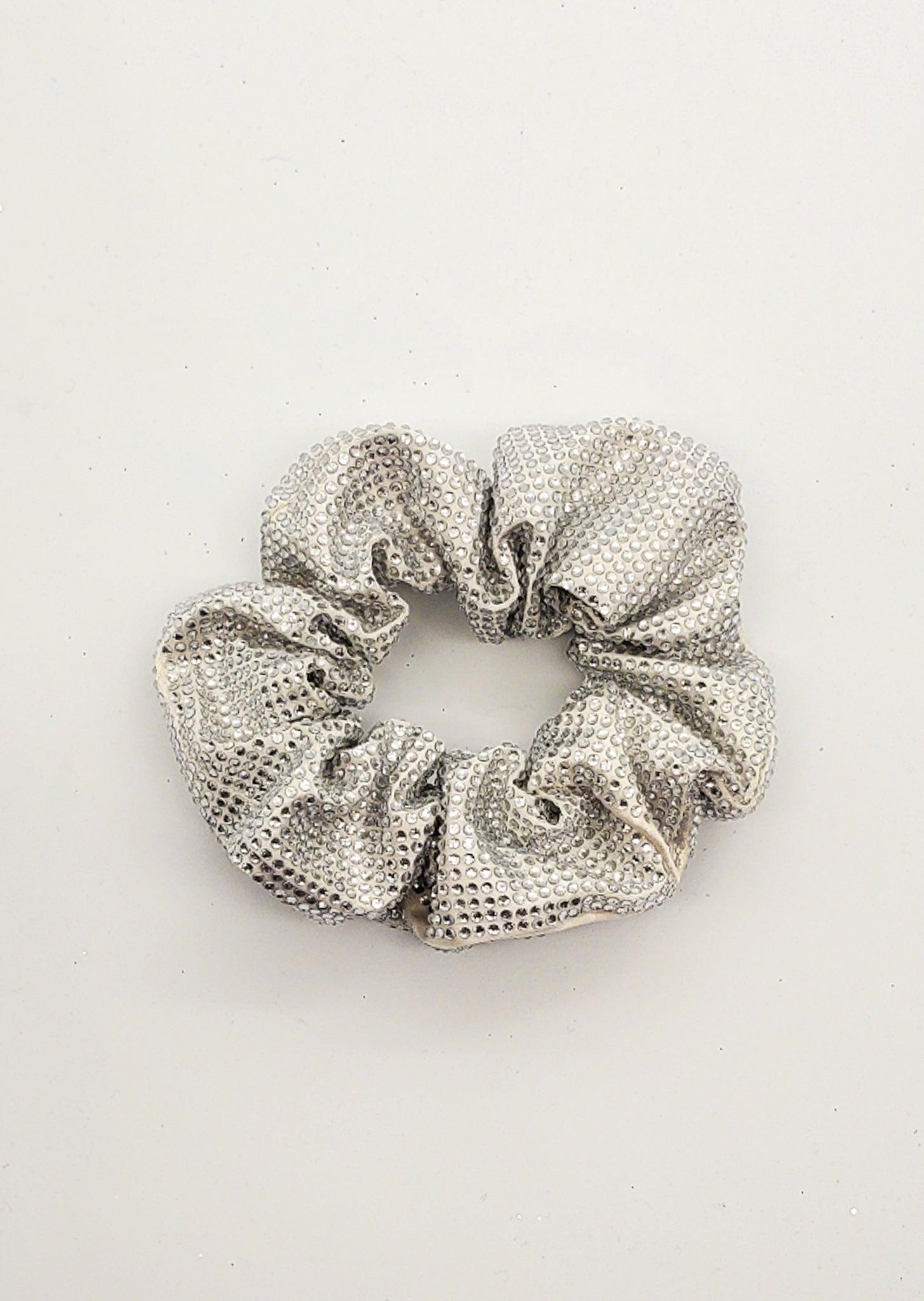 White Diamonds - Scrunchie-Scrunchie-Elie’s Bows