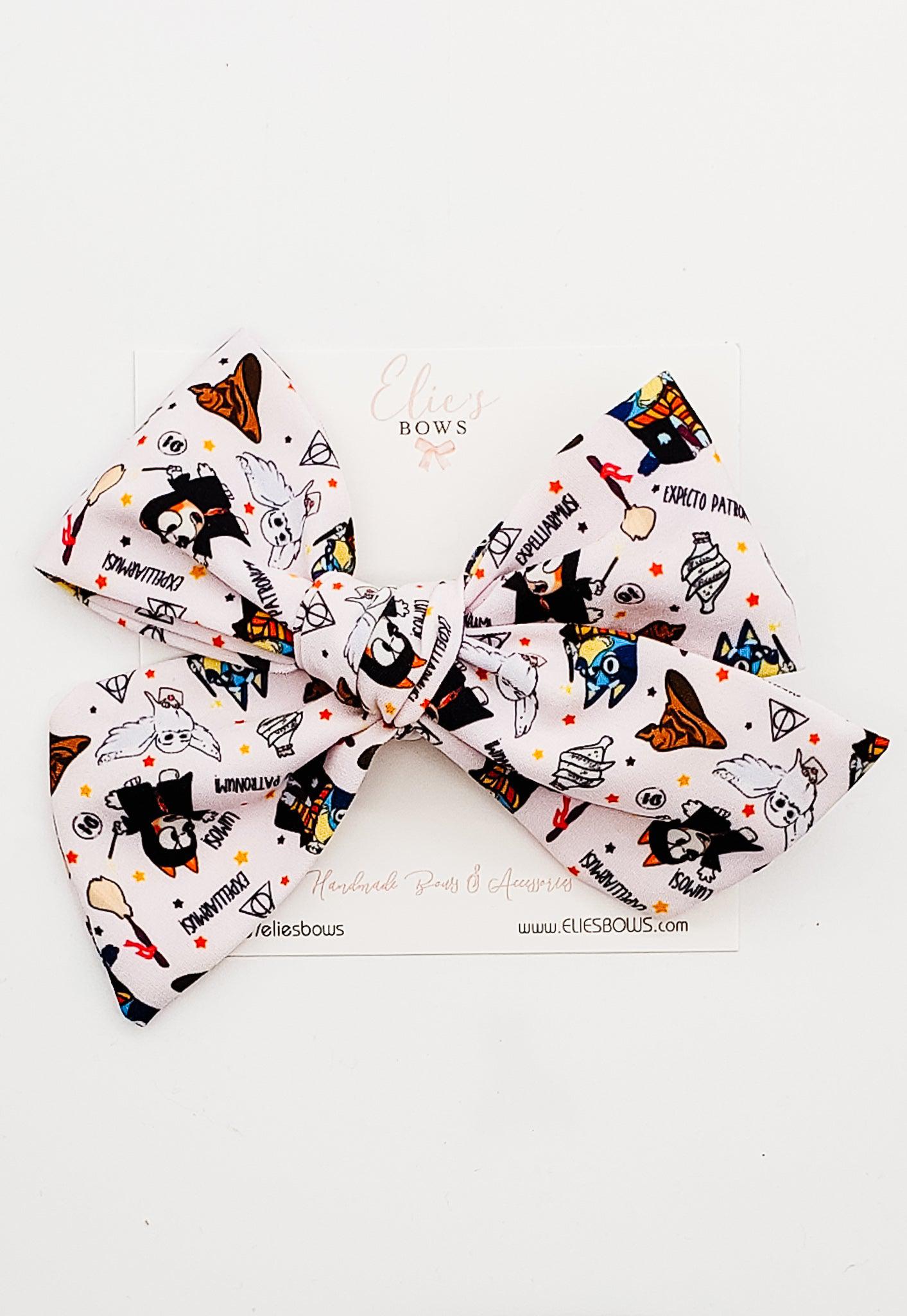 Wizard World - Elie Fabric Bow - 5"-Bows-Elie’s Bows