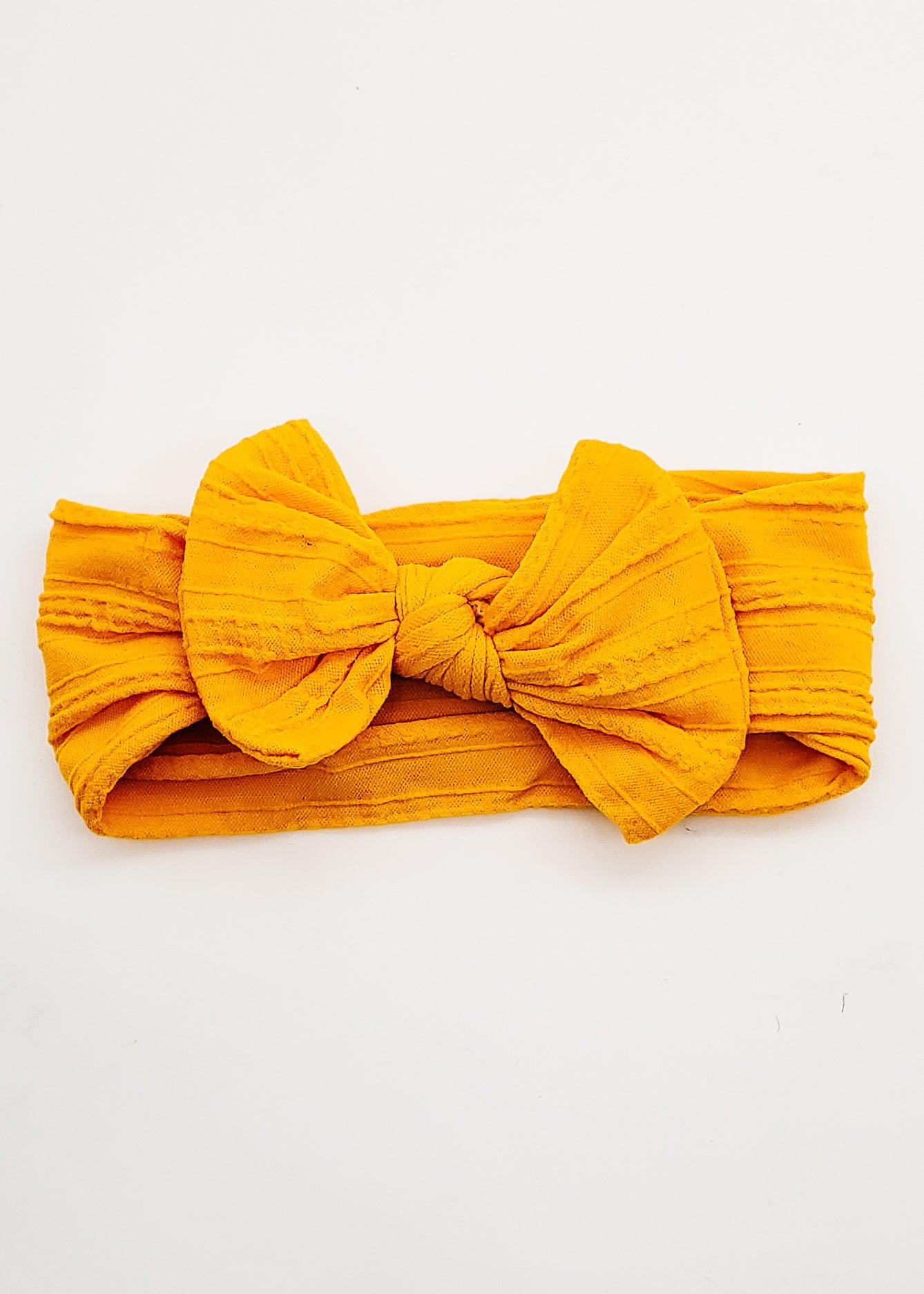 Yellow Amira (fits all ages)-Headband-Elie’s Bows