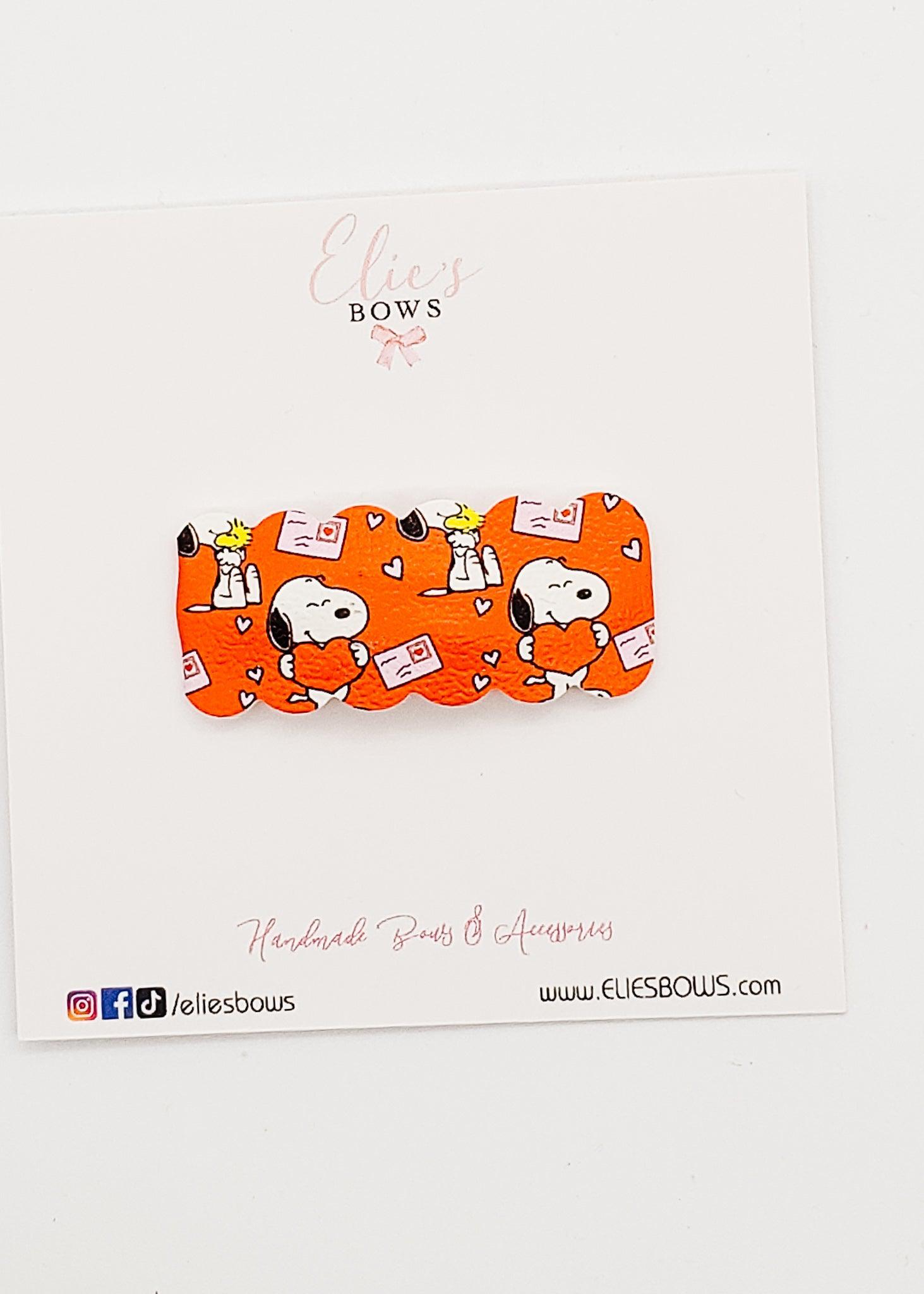 Be my Valentine? - Snap Clips - 2"-Snap Clips-Elie’s Bows