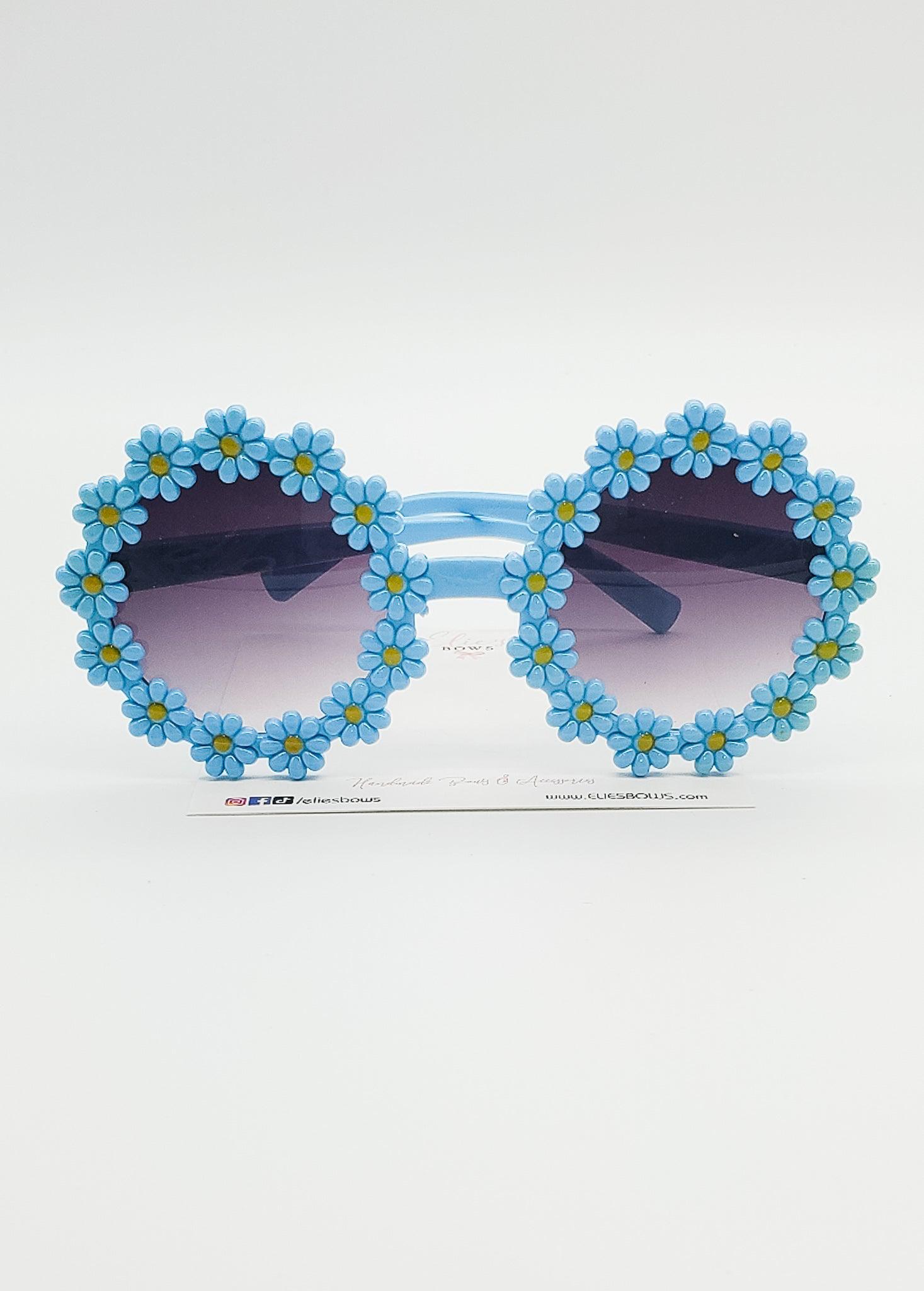 Blue Daisy - Sunglasses-Sunglasses-Elie’s Bows