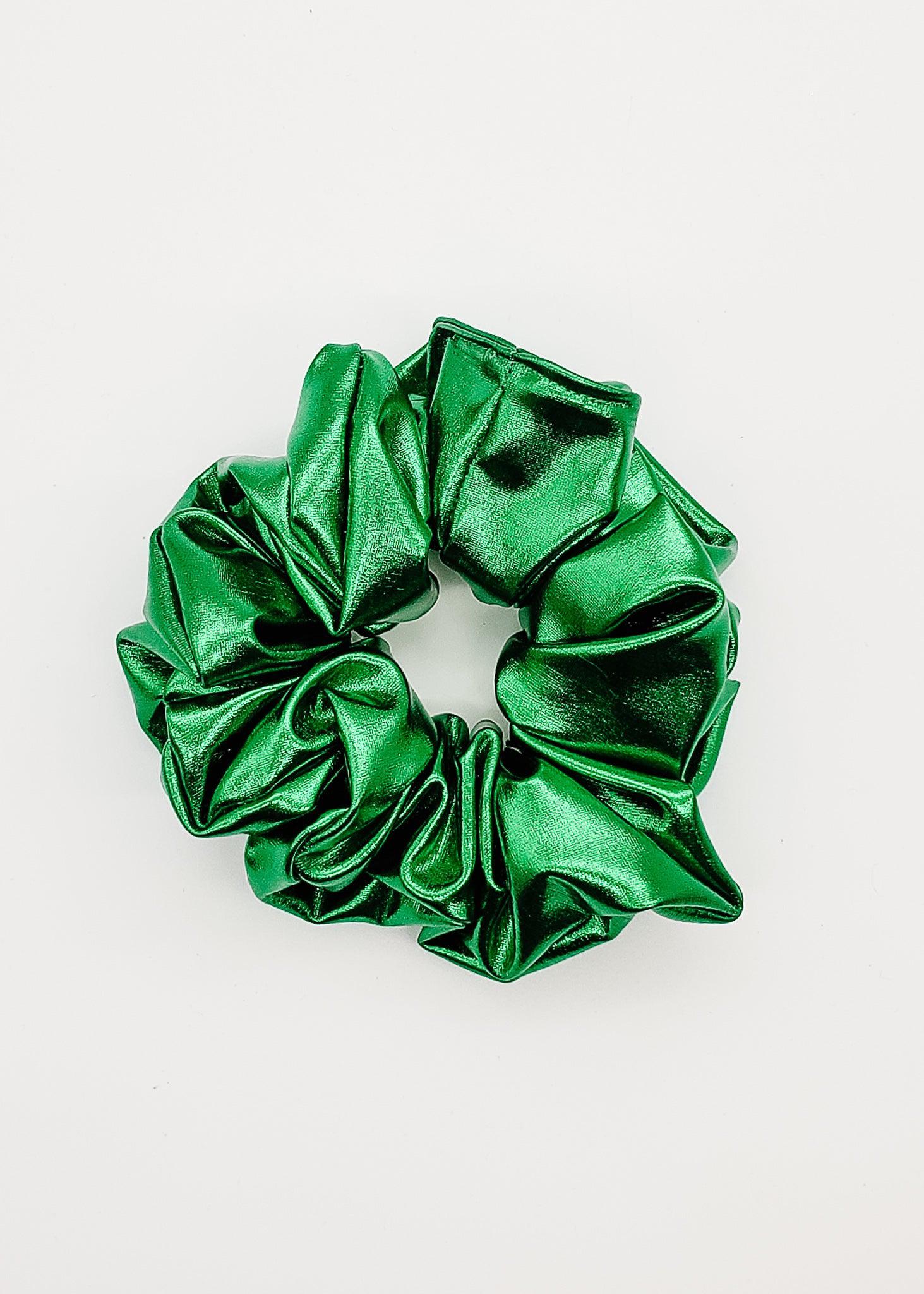 Celebration Green - XL Scrunchie-Scrunchie-Elie’s Bows
